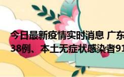 今日最新疫情实时消息 广东11月17日新增本土确诊病例1338例、本土无症状感染者9110例