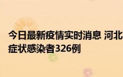 今日最新疫情实时消息 河北11月17日新增确诊病例2例、无症状感染者326例