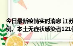 今日最新疫情实时消息 江苏11月17日新增本土确诊病例21例、本土无症状感染者121例