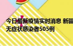 今日最新疫情实时消息 新疆乌鲁木齐市新增确诊病例18例、无症状感染者505例