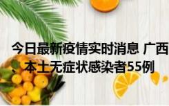 今日最新疫情实时消息 广西11月17日新增本土确诊病例1例、本土无症状感染者55例