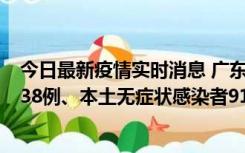 今日最新疫情实时消息 广东11月17日新增本土确诊病例1338例、本土无症状感染者9110例