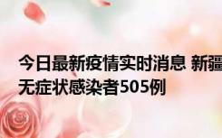 今日最新疫情实时消息 新疆乌鲁木齐市新增确诊病例18例、无症状感染者505例