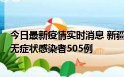 今日最新疫情实时消息 新疆乌鲁木齐市新增确诊病例18例、无症状感染者505例