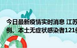 今日最新疫情实时消息 江苏11月17日新增本土确诊病例21例、本土无症状感染者121例