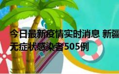 今日最新疫情实时消息 新疆乌鲁木齐市新增确诊病例18例、无症状感染者505例