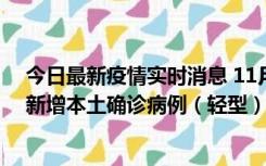 今日最新疫情实时消息 11月18日8时至24时，济南市报告新增本土确诊病例（轻型）17例、无症状感染者60例