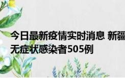 今日最新疫情实时消息 新疆乌鲁木齐市新增确诊病例18例、无症状感染者505例