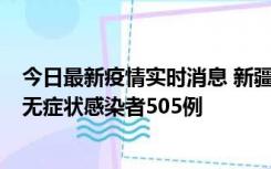 今日最新疫情实时消息 新疆乌鲁木齐市新增确诊病例18例、无症状感染者505例