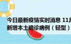 今日最新疫情实时消息 11月18日8时至24时，济南市报告新增本土确诊病例（轻型）17例、无症状感染者60例