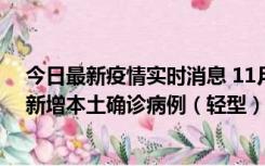 今日最新疫情实时消息 11月18日8时至24时，济南市报告新增本土确诊病例（轻型）17例、无症状感染者60例