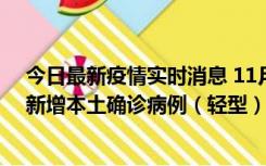 今日最新疫情实时消息 11月18日8时至24时，济南市报告新增本土确诊病例（轻型）17例、无症状感染者60例