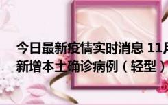 今日最新疫情实时消息 11月18日8时至24时，济南市报告新增本土确诊病例（轻型）17例、无症状感染者60例