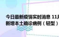 今日最新疫情实时消息 11月18日8时至24时，济南市报告新增本土确诊病例（轻型）17例、无症状感染者60例