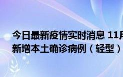 今日最新疫情实时消息 11月18日8时至24时，济南市报告新增本土确诊病例（轻型）17例、无症状感染者60例