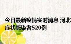 今日最新疫情实时消息 河北11月19日新增确诊病例5例、无症状感染者520例