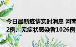 今日最新疫情实时消息 河南11月19日新增本土确诊病例192例、无症状感染者1026例