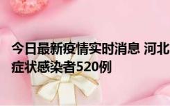 今日最新疫情实时消息 河北11月19日新增确诊病例5例、无症状感染者520例