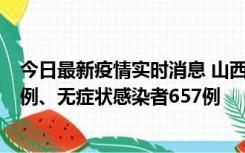 今日最新疫情实时消息 山西11月19日新增本土确诊病例81例、无症状感染者657例