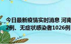 今日最新疫情实时消息 河南11月19日新增本土确诊病例192例、无症状感染者1026例