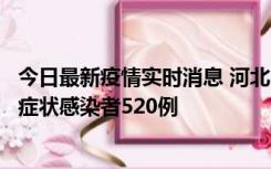 今日最新疫情实时消息 河北11月19日新增确诊病例5例、无症状感染者520例