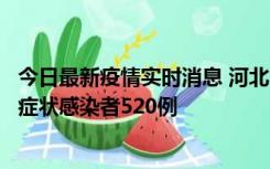 今日最新疫情实时消息 河北11月19日新增确诊病例5例、无症状感染者520例