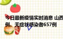 今日最新疫情实时消息 山西11月19日新增本土确诊病例81例、无症状感染者657例