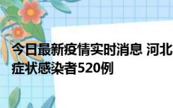 今日最新疫情实时消息 河北11月19日新增确诊病例5例、无症状感染者520例