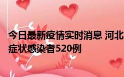 今日最新疫情实时消息 河北11月19日新增确诊病例5例、无症状感染者520例