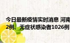 今日最新疫情实时消息 河南11月19日新增本土确诊病例192例、无症状感染者1026例