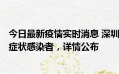 今日最新疫情实时消息 深圳昨日新增6例确诊病例和10例无症状感染者，详情公布