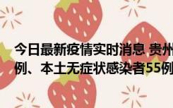 今日最新疫情实时消息 贵州11月19日新增本土确诊病例11例、本土无症状感染者55例