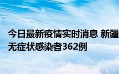 今日最新疫情实时消息 新疆乌鲁木齐新增本土确诊病例6例、无症状感染者362例