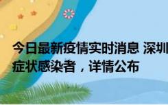 今日最新疫情实时消息 深圳昨日新增6例确诊病例和10例无症状感染者，详情公布