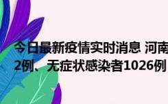 今日最新疫情实时消息 河南11月19日新增本土确诊病例192例、无症状感染者1026例