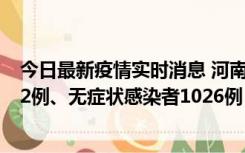 今日最新疫情实时消息 河南11月19日新增本土确诊病例192例、无症状感染者1026例