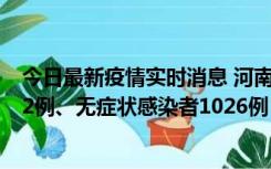 今日最新疫情实时消息 河南11月19日新增本土确诊病例192例、无症状感染者1026例