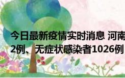 今日最新疫情实时消息 河南11月19日新增本土确诊病例192例、无症状感染者1026例