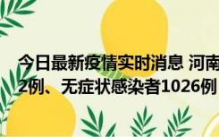 今日最新疫情实时消息 河南11月19日新增本土确诊病例192例、无症状感染者1026例