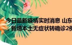 今日最新疫情实时消息 山东11月20日新增本土“24+647”，新增本土无症状转确诊2例