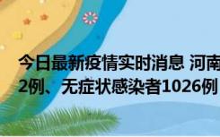 今日最新疫情实时消息 河南11月19日新增本土确诊病例192例、无症状感染者1026例