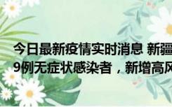 今日最新疫情实时消息 新疆喀什地区新增6例确诊病例、309例无症状感染者，新增高风险区6个