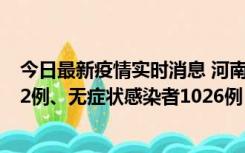 今日最新疫情实时消息 河南11月19日新增本土确诊病例192例、无症状感染者1026例