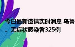 今日最新疫情实时消息 乌鲁木齐11月20日新增确诊病例6例、无症状感染者325例