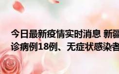 今日最新疫情实时消息 新疆维吾尔自治区11月20日新增确诊病例18例、无症状感染者893例