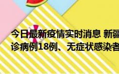 今日最新疫情实时消息 新疆维吾尔自治区11月20日新增确诊病例18例、无症状感染者893例