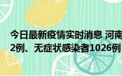 今日最新疫情实时消息 河南11月19日新增本土确诊病例192例、无症状感染者1026例