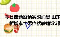 今日最新疫情实时消息 山东11月20日新增本土“24+647”，新增本土无症状转确诊2例