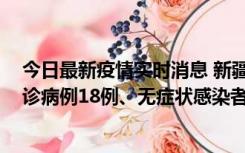 今日最新疫情实时消息 新疆维吾尔自治区11月20日新增确诊病例18例、无症状感染者893例