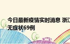 今日最新疫情实时消息 浙江11月20日新增本土确诊23例、无症状69例